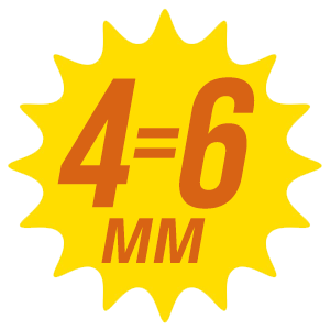 4=6mm
